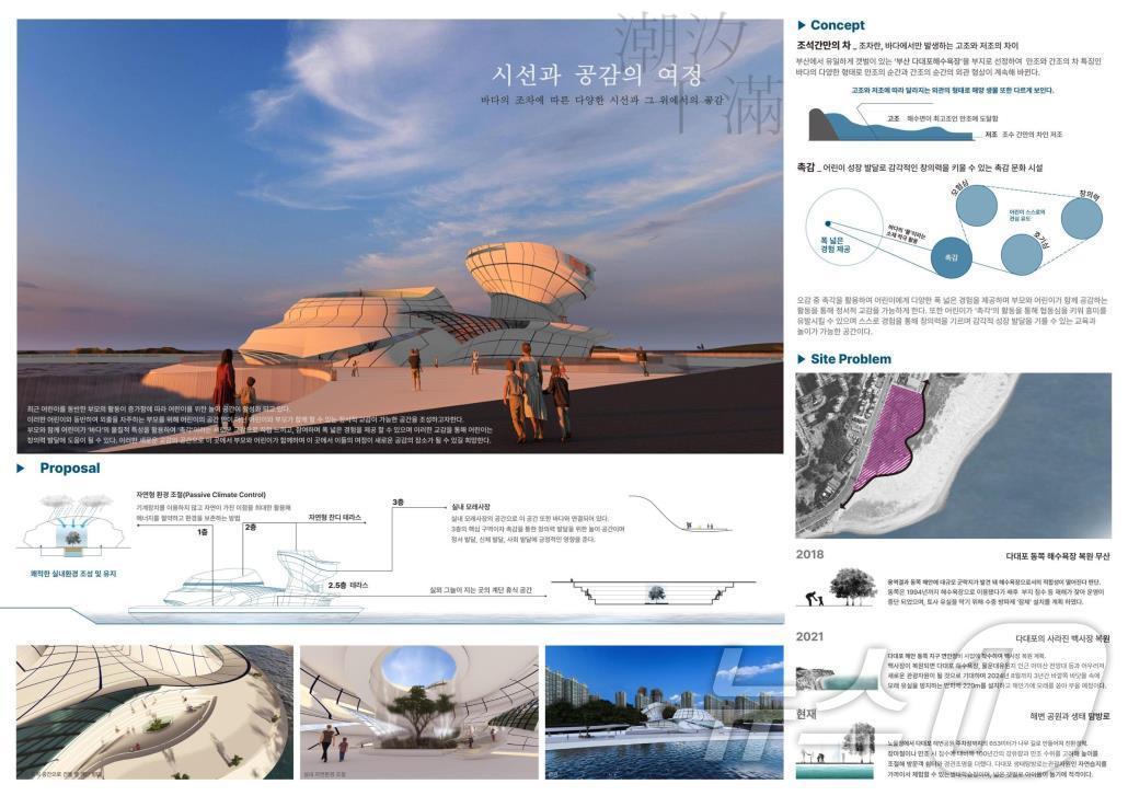 2024 부산시 공공디자인 공모전 일반부 대상작 &#39;시선과 공감의 여정&#39;&#40;부산시청 제공&#41;