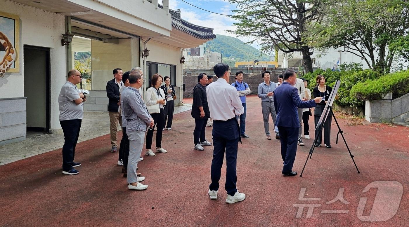 창녕 부곡하와이 현장 투어 장명&#40;창녕군 제공&#41;.