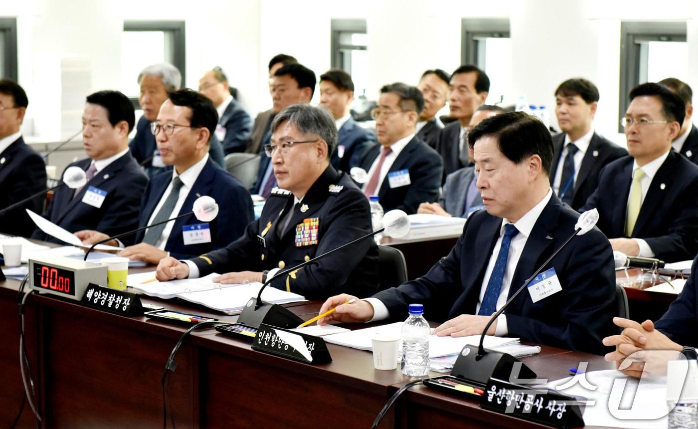 21일 전남 여수해양경찰교육원에서 농림수산식품해양수산위원회 국정감사가 열리고 있다. 2024.10.21/뉴스1 ⓒ News1 김동수 기자