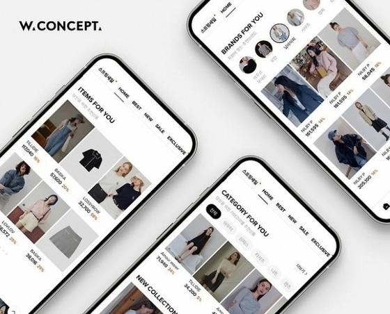 신세계그룹 W컨셉이 패션 플랫폼 최초로 지난해 말 네이버 쇼핑 패션 버티컬 서비스 &#39;패션타운&#39;에 입점했다가 올해 8월 퇴점한 것으로 확인됐다.&#40;W컨셉제공&#41;