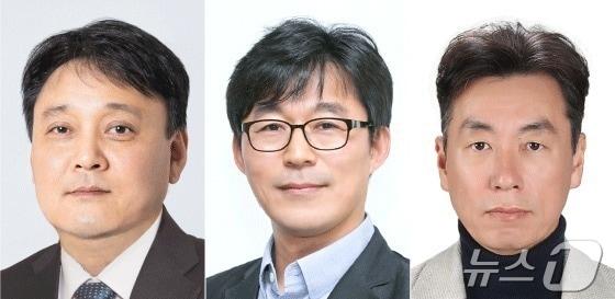 김종화 SK에너지 사장, 최안섭 SK지오센트릭 사장, 이상민 SK아이이테크놀로지 사장 ⓒ News1 김지영 디자이너