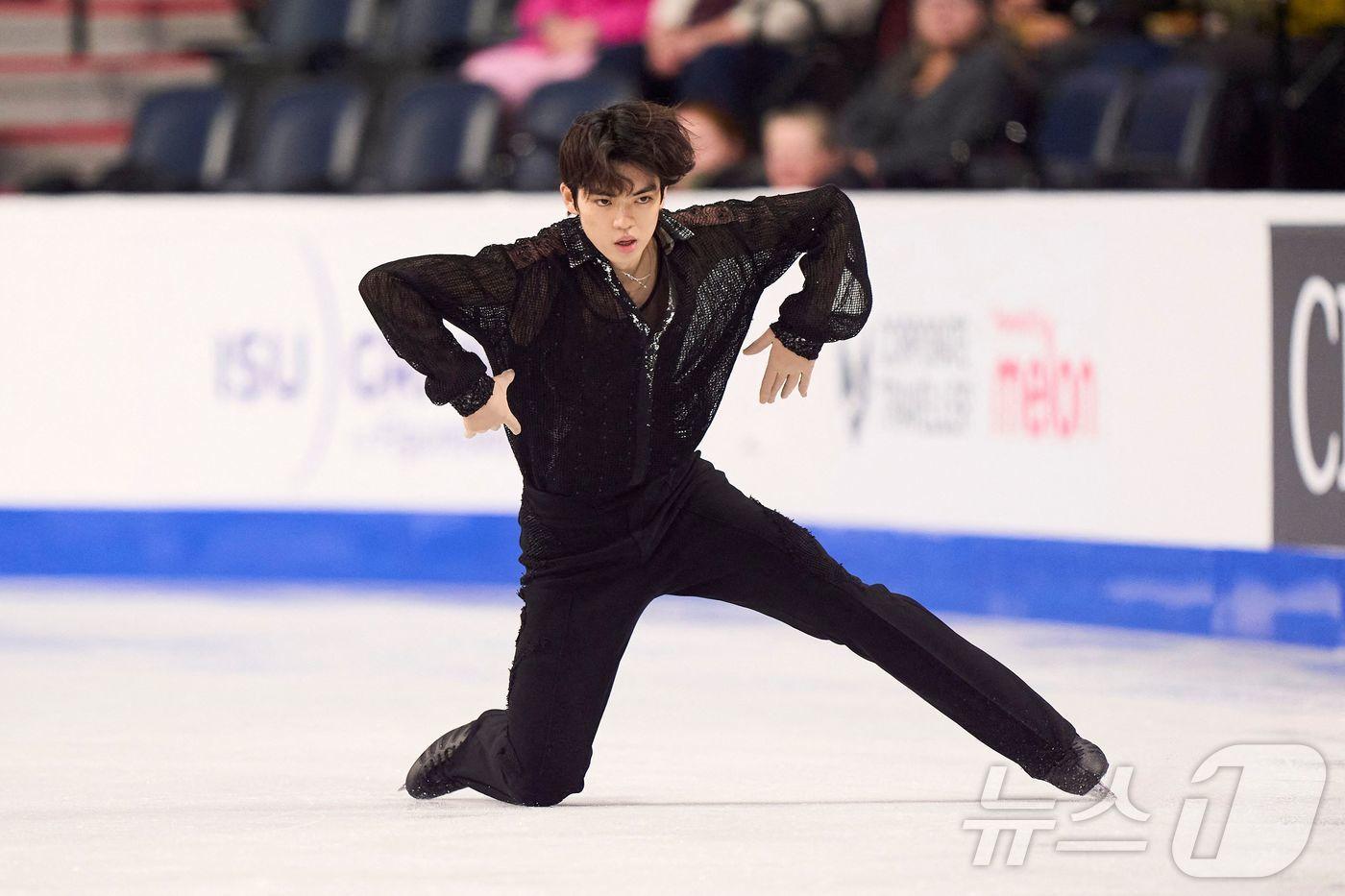 피겨스케이팅 남자 싱글의 차준환. ⓒ AFP=뉴스1