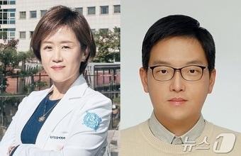 이번 연구를 맡은 분당서울대병원 정신건강의학과 유희정 교수&#40;왼쪽&#41;와 고려대 바이오시스템의과학부 안준용 교수. &#40;분당서울대병원 제공&#41;