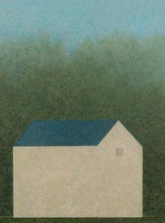  강준석, empty house 1 2024, acrylic on canvas, 130x97cm. 아트사이드갤러리 제공.