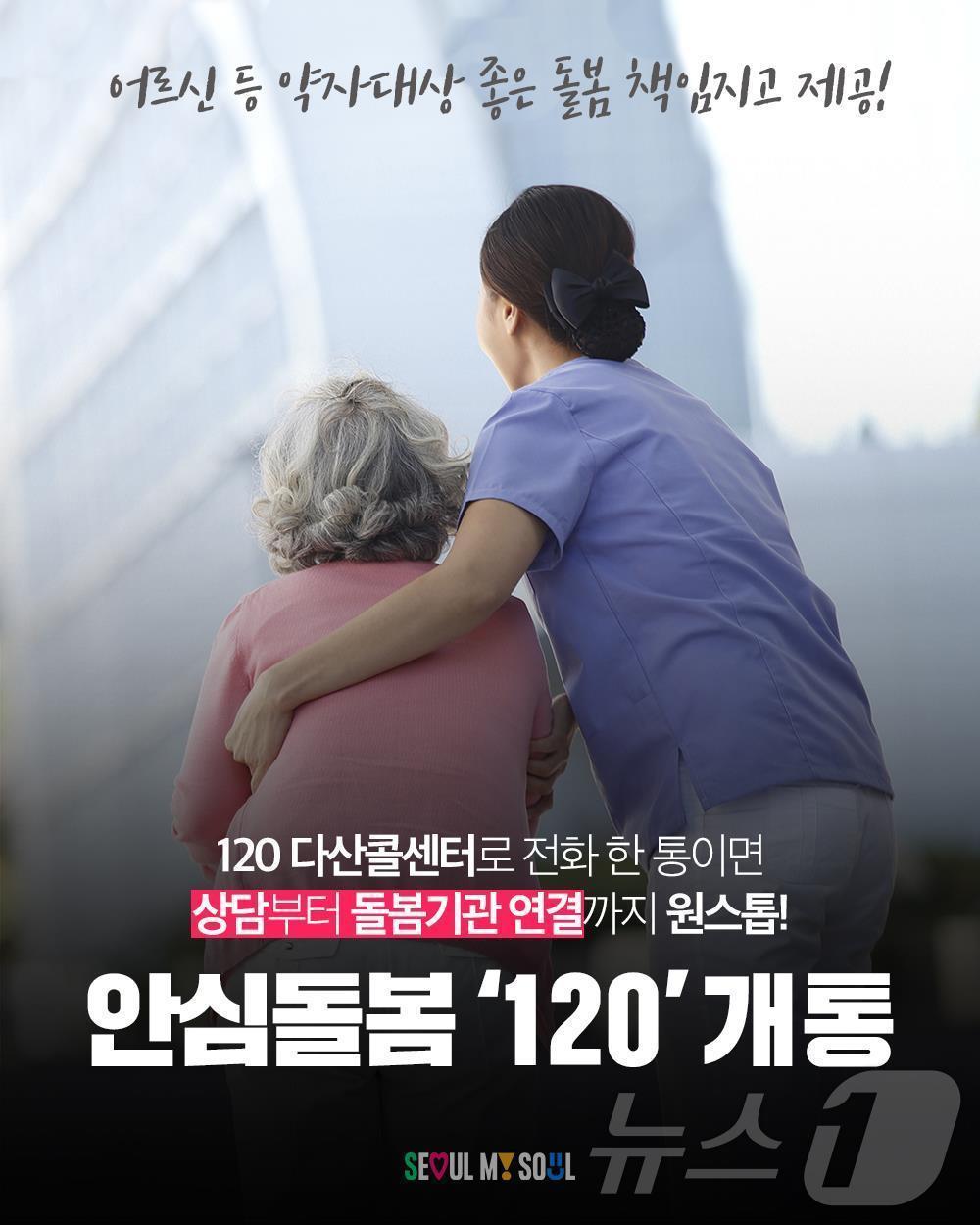 안심돌봄120 포스터.