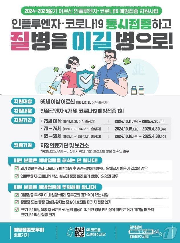 동시 접종. &#40;서울시 제공&#41;ⓒ 뉴스1