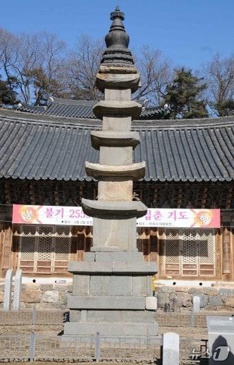  &#39;공주 마곡사 오층석탑&#39;&#40;公州 麻谷寺 五層石塔&#41;이 국가지정문화유산 국보로 지정됐다. &#40;국가유산청 제공&#41; 2025.1.9/뉴스1