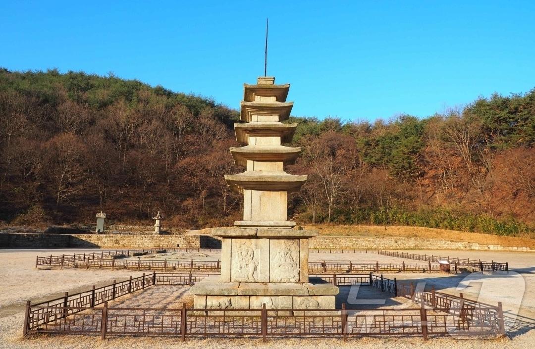 보원사지 오층석탑 모습. &#40;서산시 제공&#41; /뉴스1