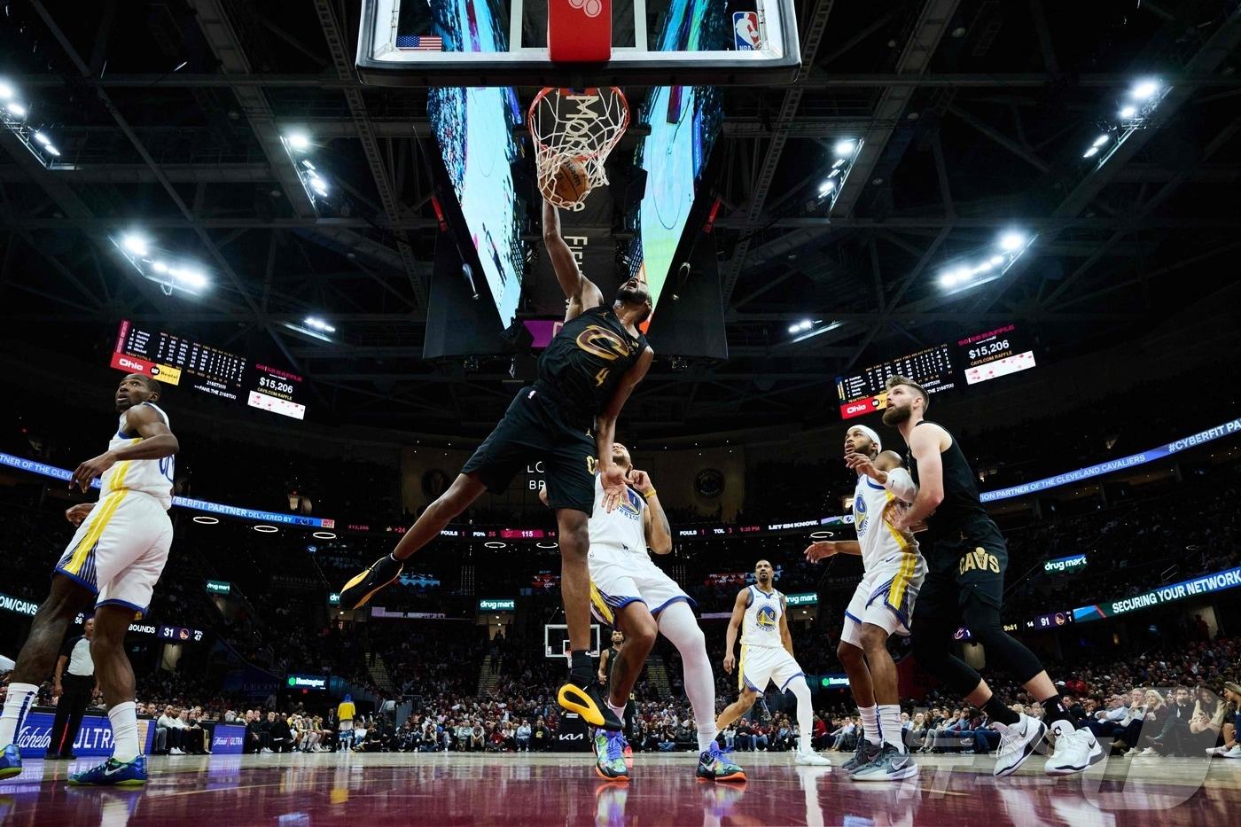 미국프로농구&#40;NBA&#41; 클리블랜드 캐벌리어스가 브루클린 네츠를 꺾고 개막 11연승을 질주했다. ⓒ AFP=뉴스1