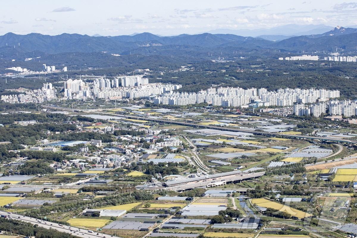 지난 5일 국토부가 발표한 고양시 지식융합단지 조성 사업대상지인 대곡역세권. &#40;고양시 제공&#41;