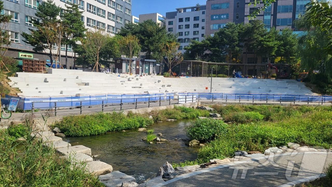 세곡천 수변주거문화공간 조성 사진.&#40;서울시 제공&#41; 