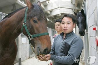 렛츠런파크 부산경남 백광열 조교사&#40;렛츠런파크부산경남 제공&#41;