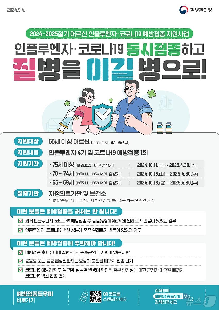 겨울철을 맞아 노령층 등 고위험군의 코로나19 재유행이 우려되자 대구시가 백신 예방 접종 독려에 나섰다. &#40;대구시 제공&#41;/뉴스1