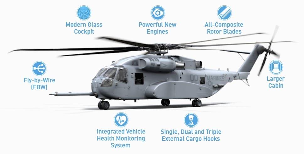 CH-53K &#39;킹 스탤리온&#39;.&#40;시코르스키 홈페이지&#41;