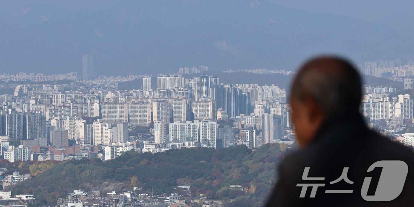 서울 남산에서 바라본 도심 아파트. 2024.11.12/뉴스1 ⓒ News1 구윤성 기자