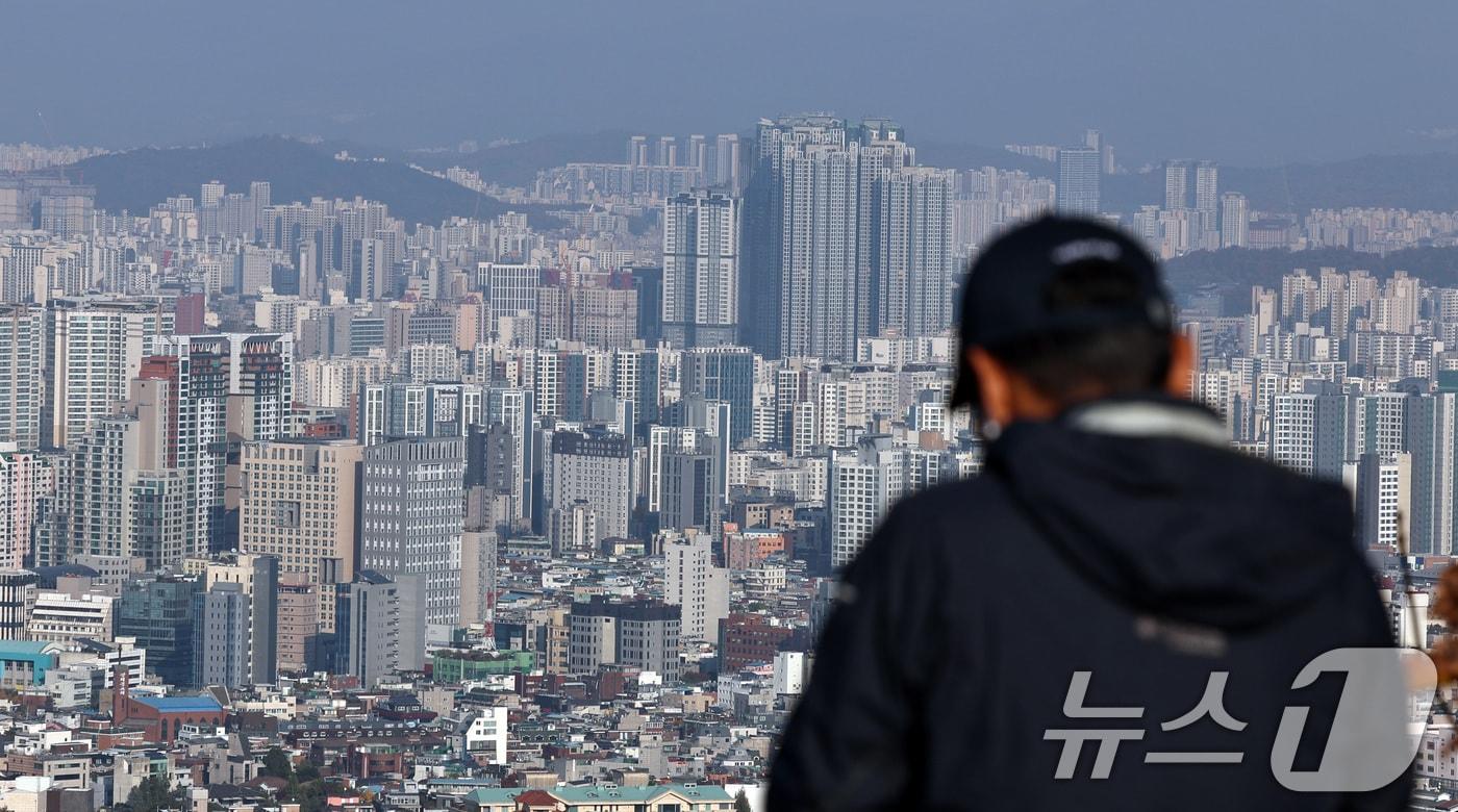 서울 남산에서 바라본 도심 아파트. 2024.11.12/뉴스1 ⓒ News1 구윤성 기자