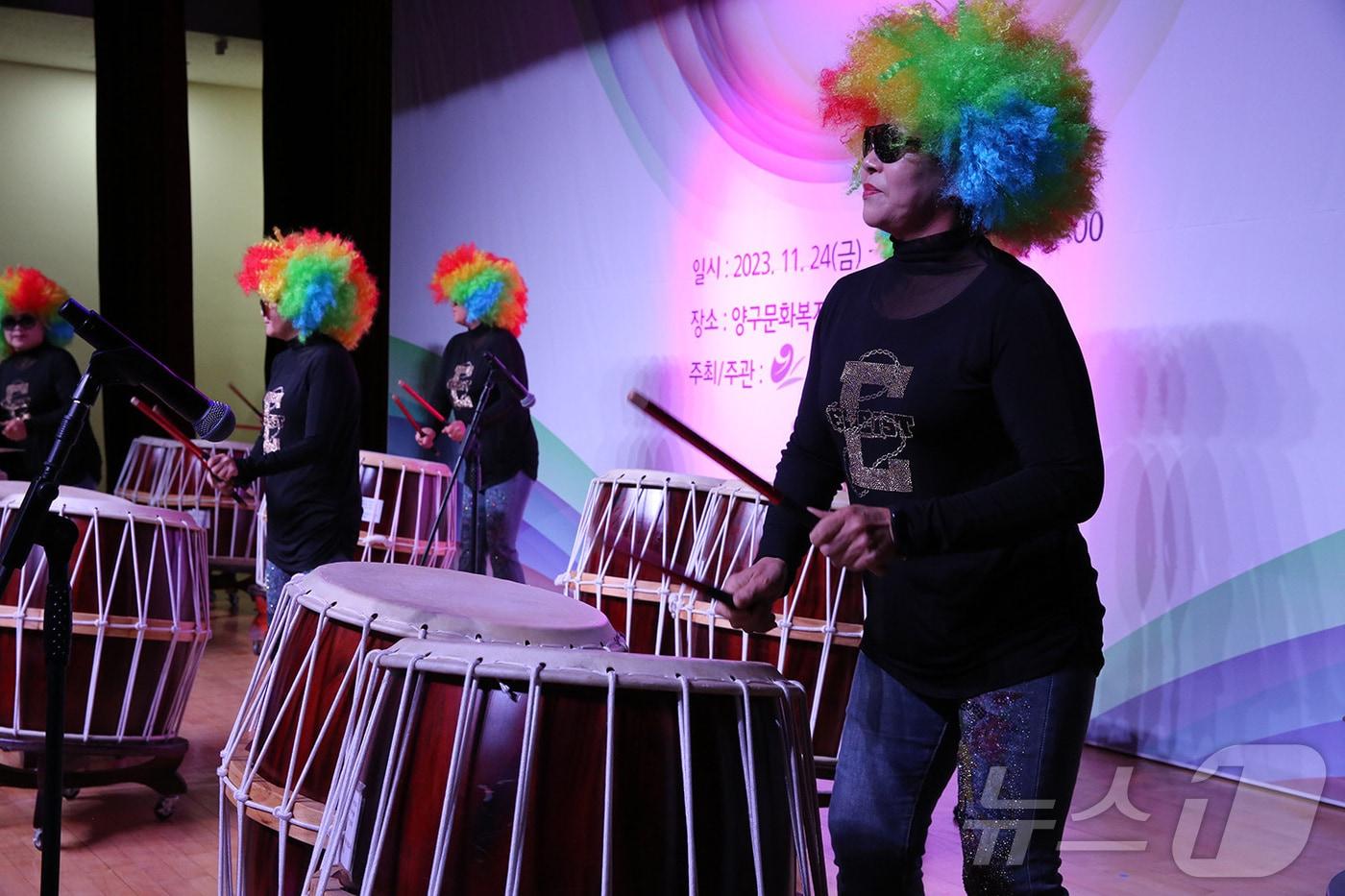 지난해 열린 제1회 평생학습어울림축제.&#40;양구군 제공&#41;/뉴스1