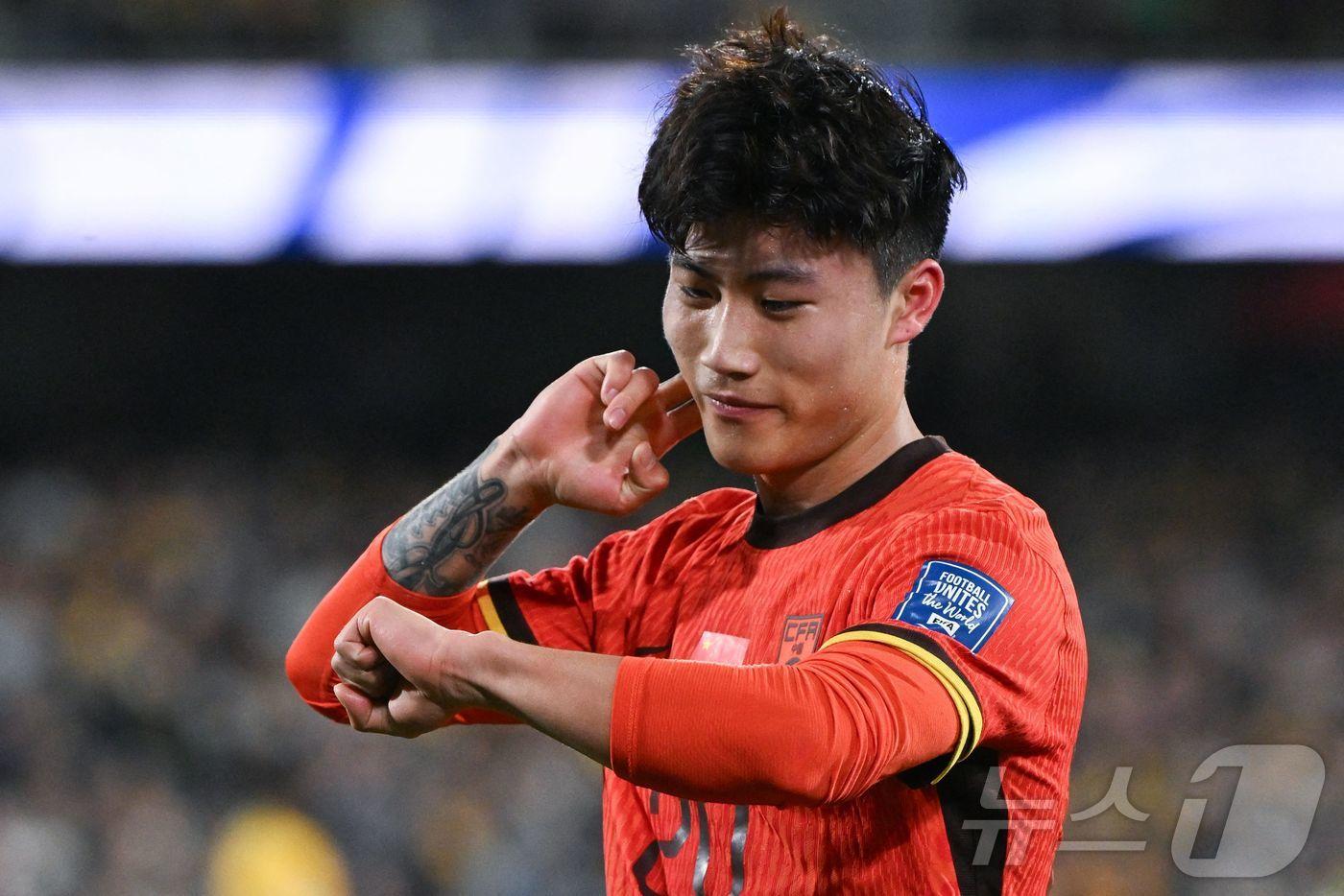 중국 축구대표팀이 바레인을 1-0으로 꺾었다.  ⓒ AFP=뉴스1