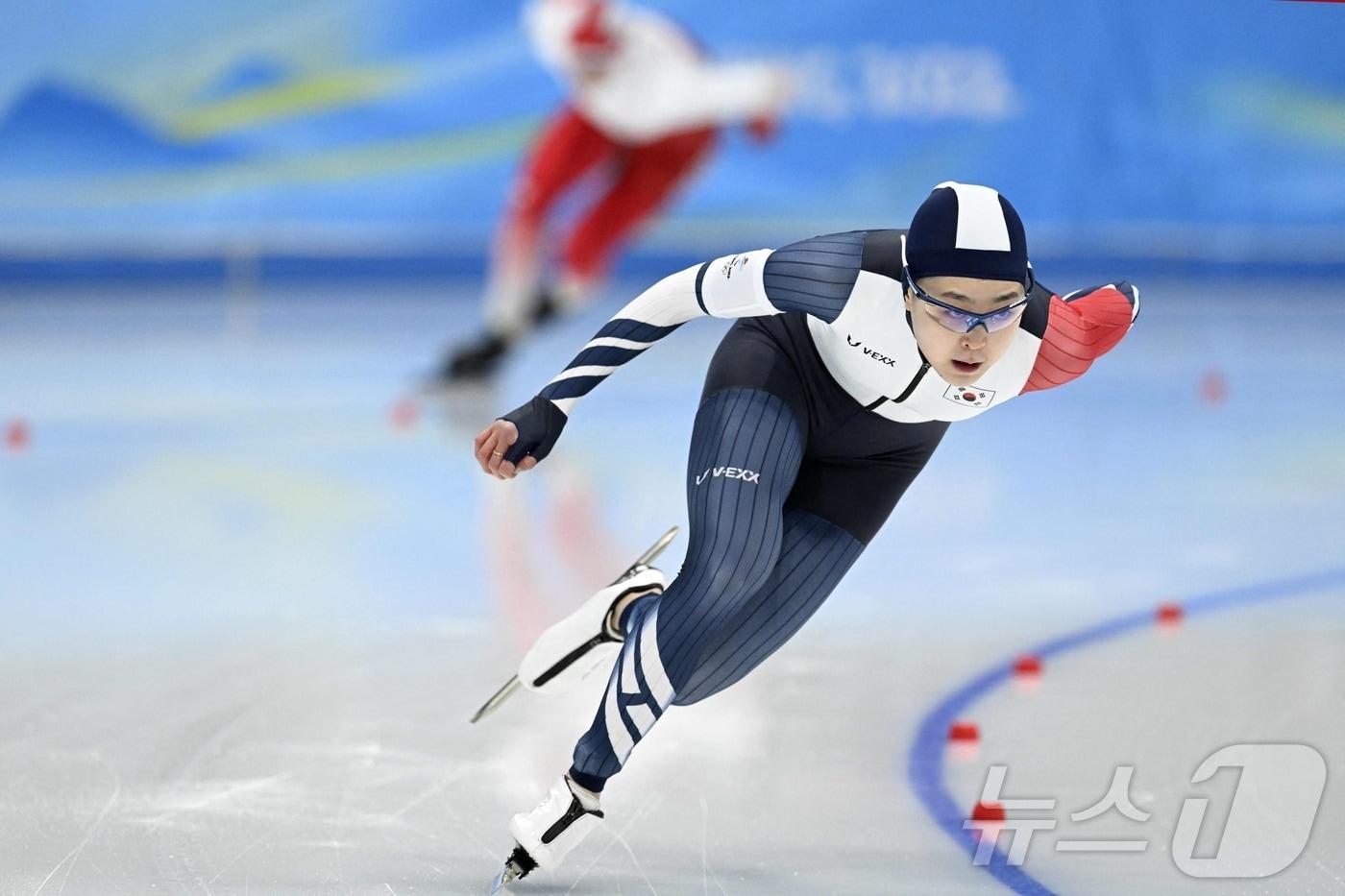 스피드스케이팅 간판 김민선. ⓒ AFP=뉴스1