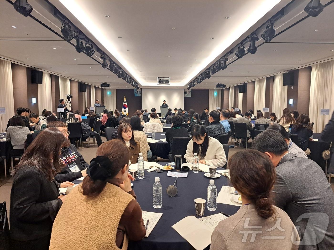 ‘특수교육 전문교과 선도교사 연수 및 자료개발 성과공유회’ 모습. &#40;대전교육청 제공&#41;/뉴스1