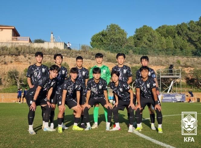 한국 남자 U15 대표팀&#40;대한축구협회 제공&#41; 