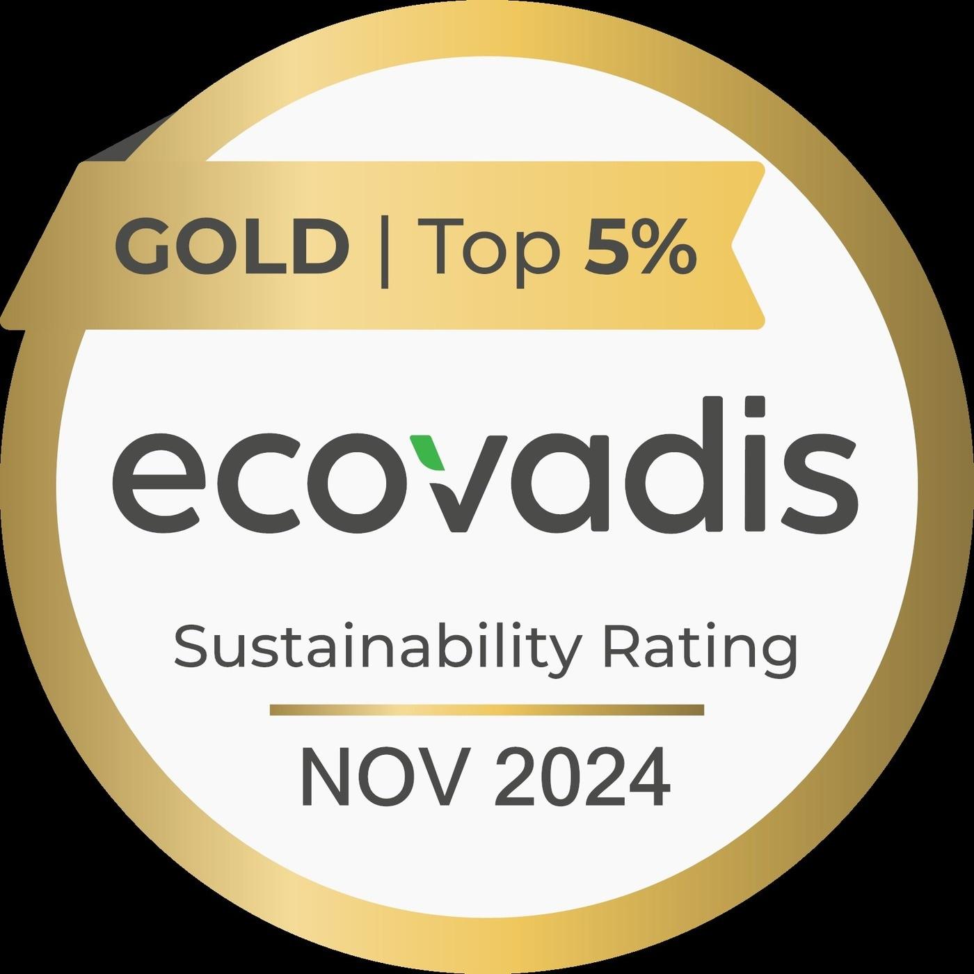 코스맥스는 글로벌 지속가능성 평가 기관인 에코바디스&#40;Ecovadis&#41;에서 &#39;골드&#39;&#40;Gold&#41; 등급을 획득했다&#40;코스맥스제공&#41;