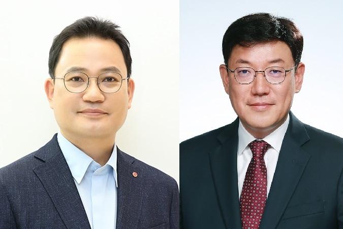 &#40;왼쪽부터&#41;강내규 LG생활건강 전무, 노도엽 전무