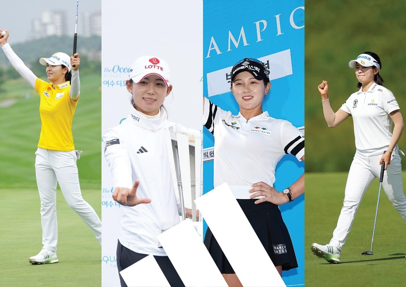  아디다스골프화, KLPGA 올해 최다 우승 영예. &#40;아디다스골프 제공&#41;