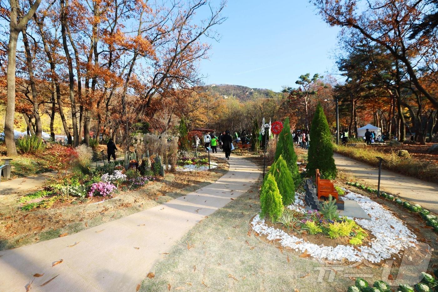 금천 오미생태공원 내 백인백향기원. &#40;금천구 제공&#41;ⓒ 뉴스1