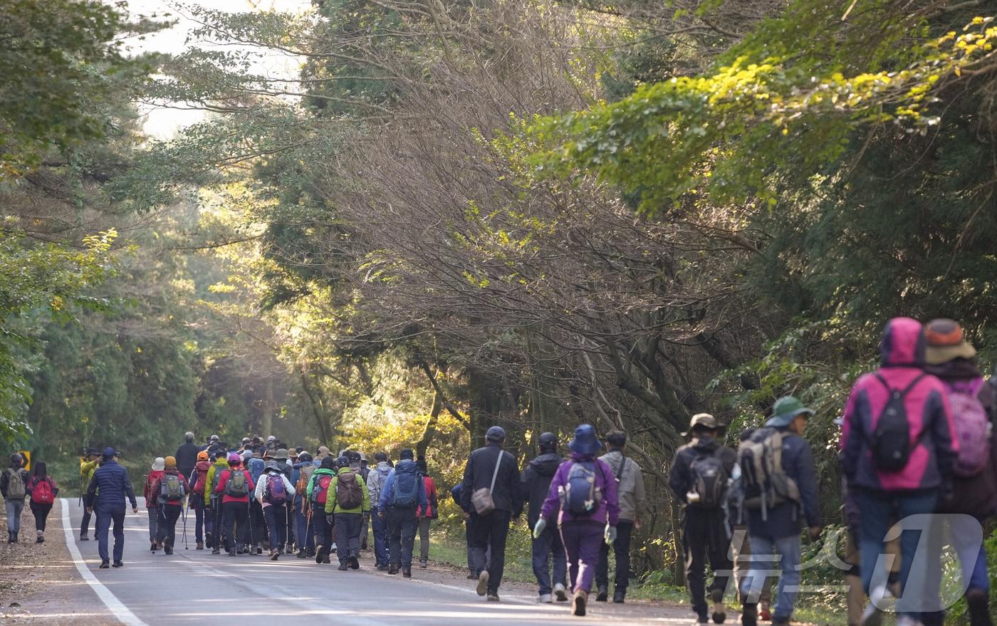 제14회 한라산 고상돈로 걷기대회&#40;제주도 제공&#41;/뉴스1 