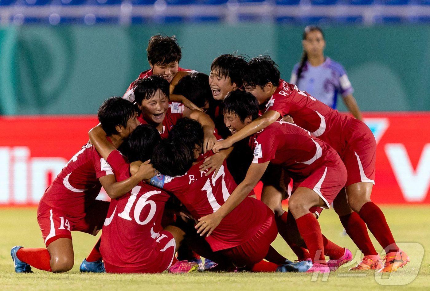 17세 이하&#40;U!7&#41; 여자 월드컵에서 우승을 차지한 북한. ⓒ AFP=뉴스1