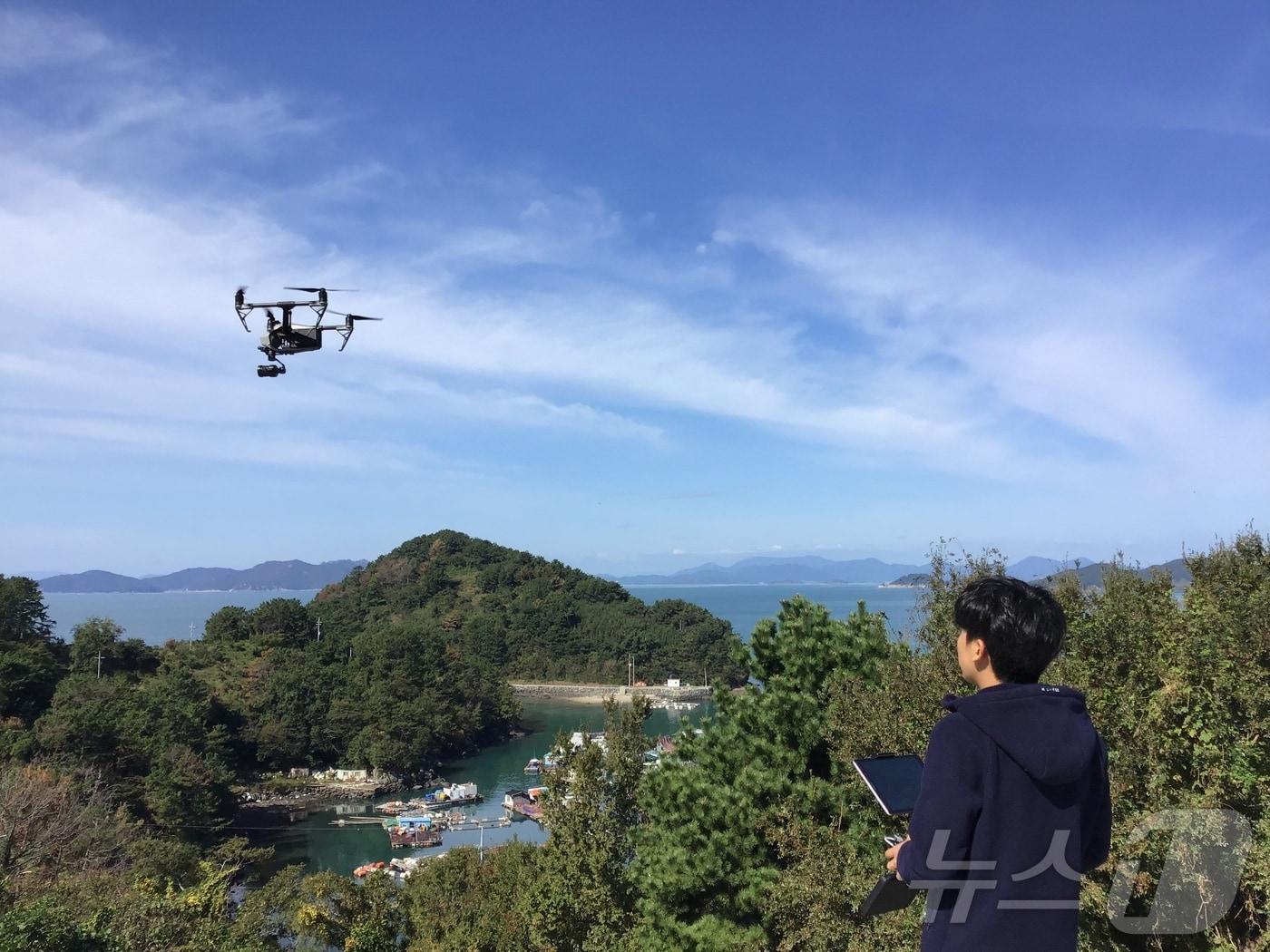  재선충병 피해목 드론예찰&#40;산림청 제공&#41;/뉴스1