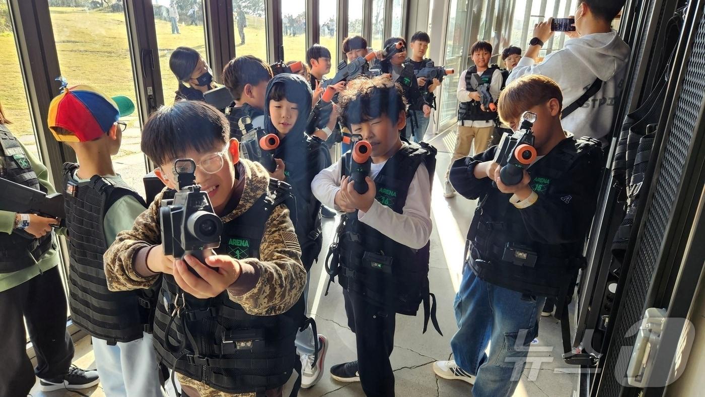 충북교육청 소규모 학교 공동 현장체험학습.&#40;충북교육청 제공&#41;/뉴스1