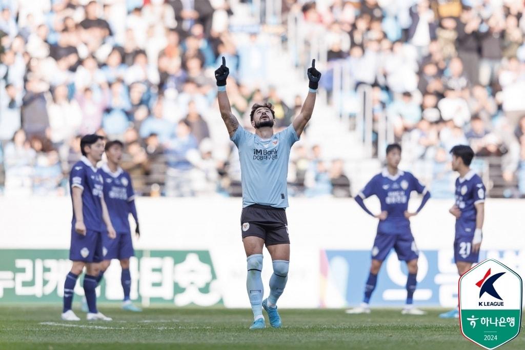 대구FC의 세징야.&#40;한국프로축구연맹 제공&#41;