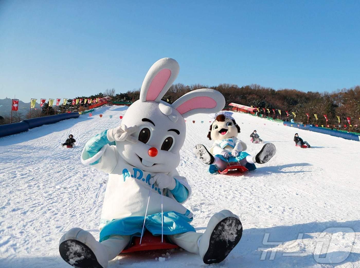 21일 개장하는 눈썰매장&#40;서울랜드 제공&#41;