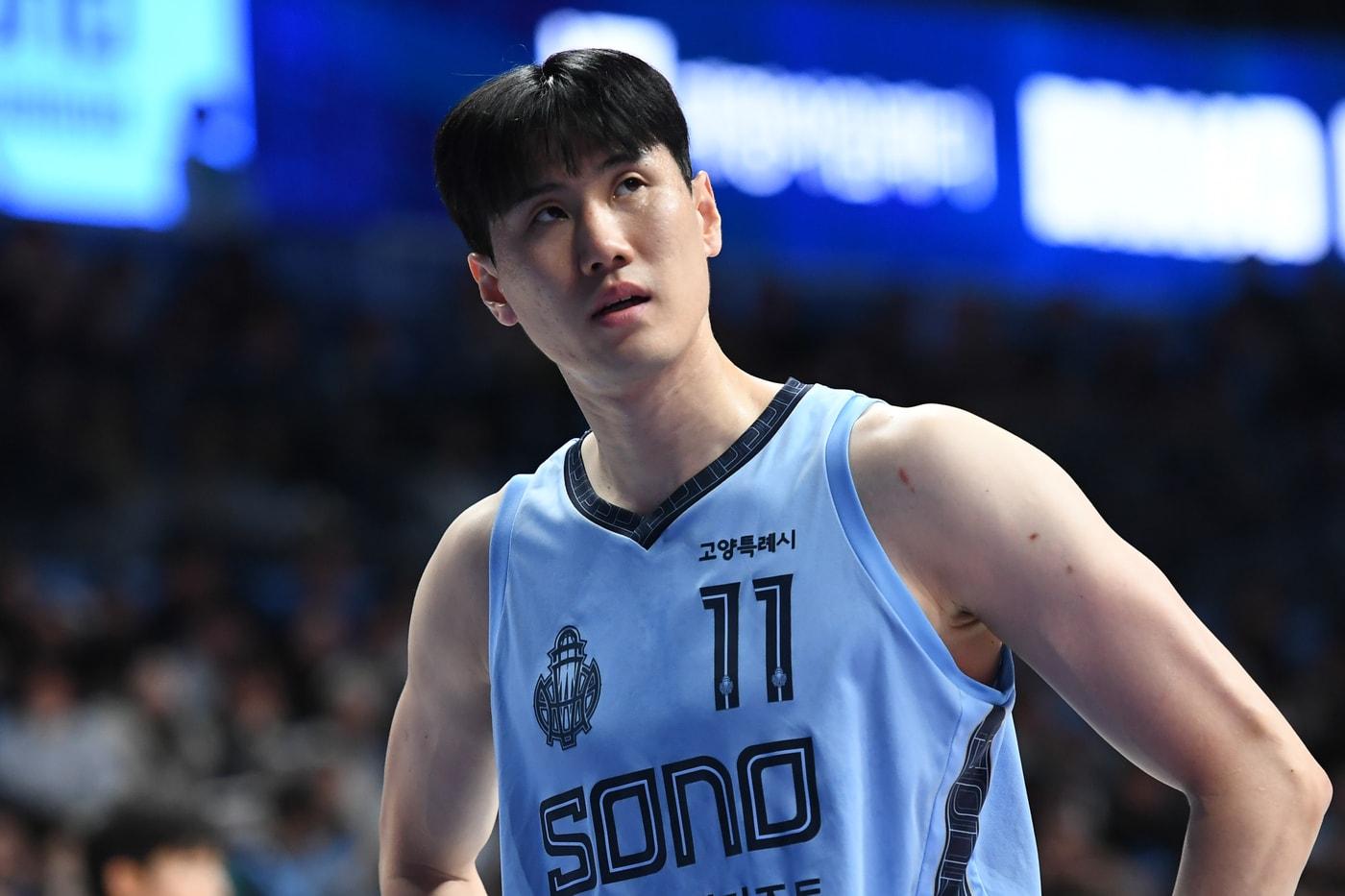 학교 폭력 의혹을 받고 있는 김민욱.&#40;KBL 제공&#41;