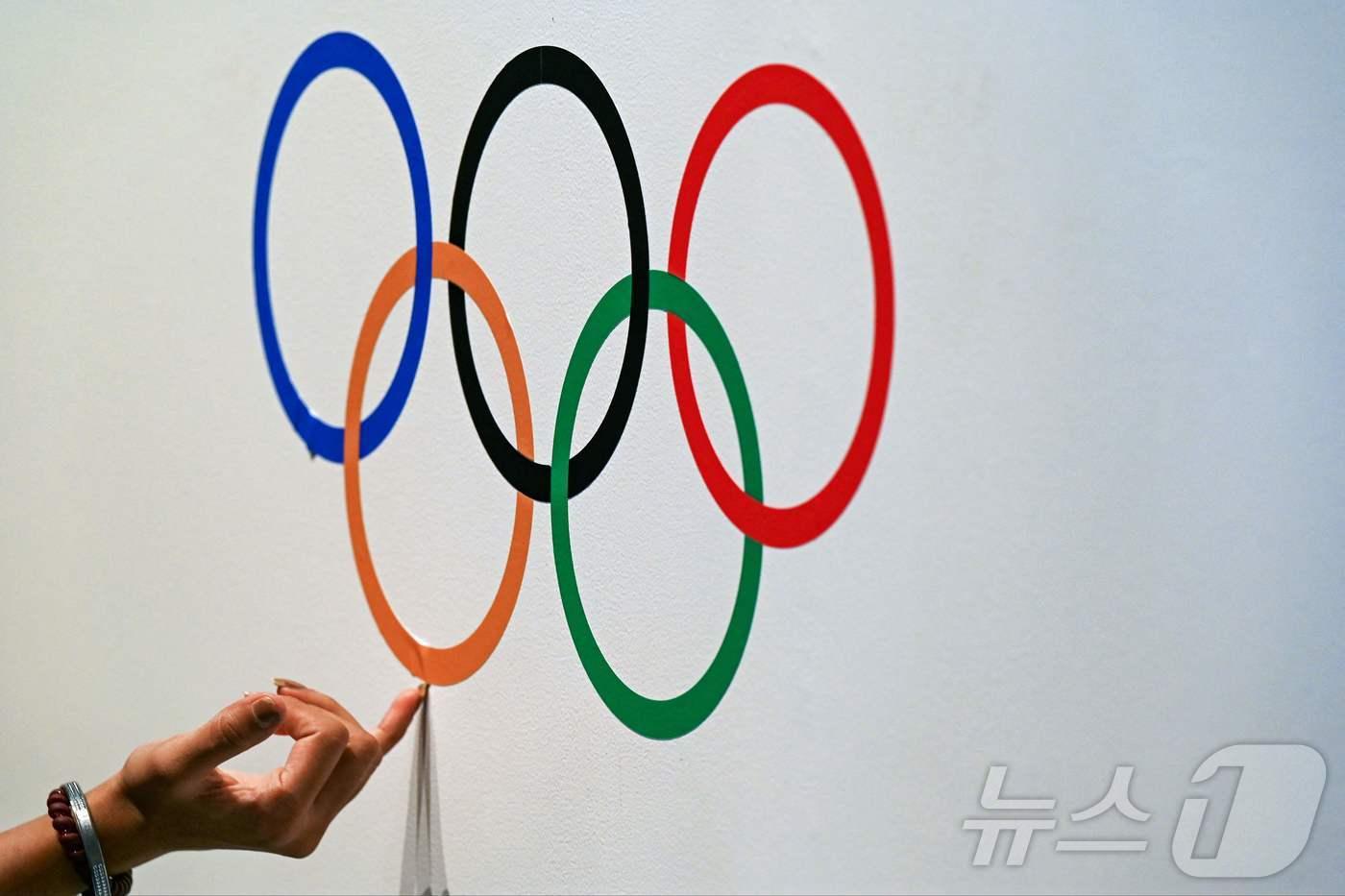 IOC 오륜기. ⓒ AFP=뉴스1