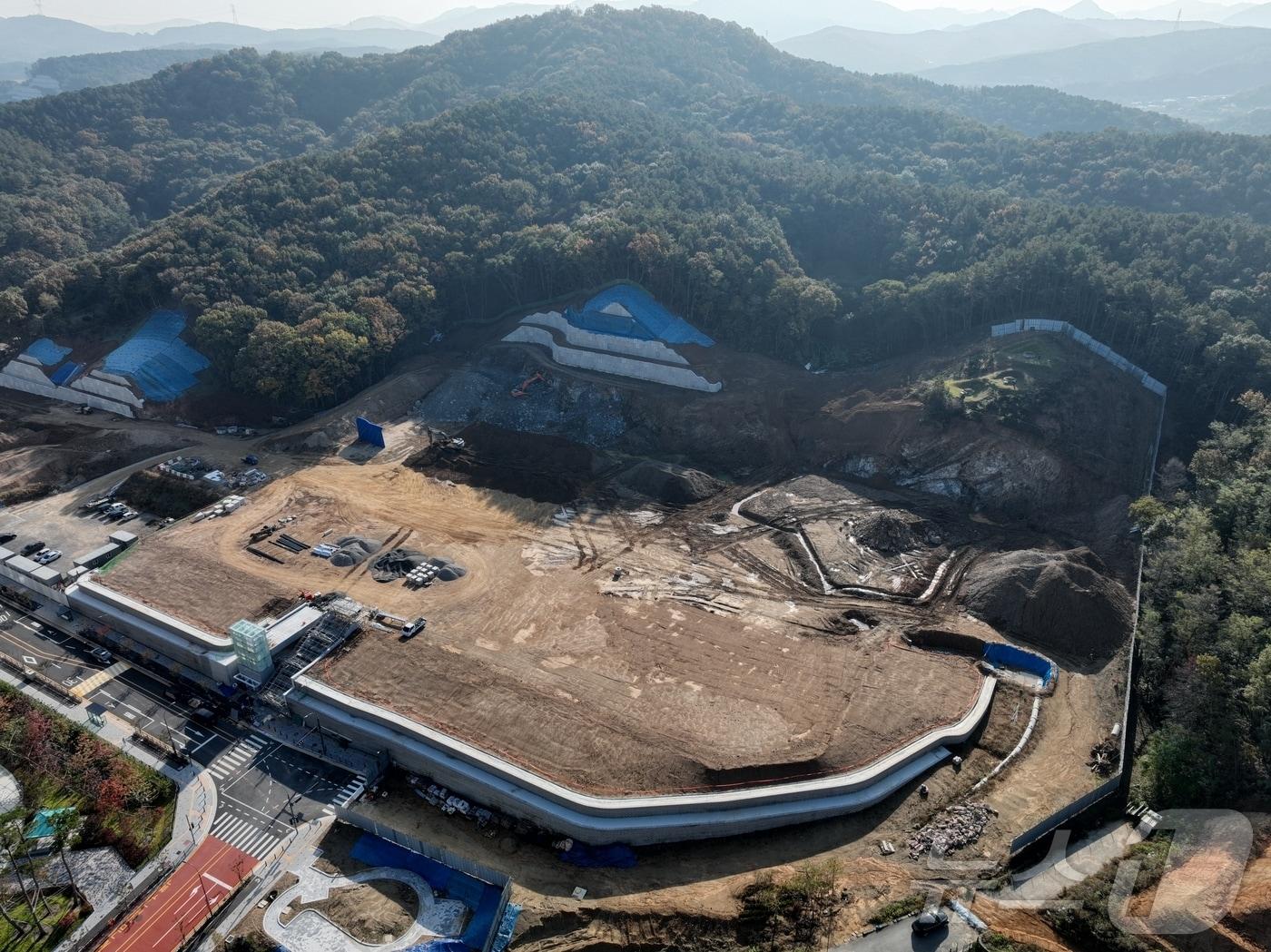 &#40;가칭&#41;용신고 건립 예정 부지 전경.&#40;용인시 제공&#41;