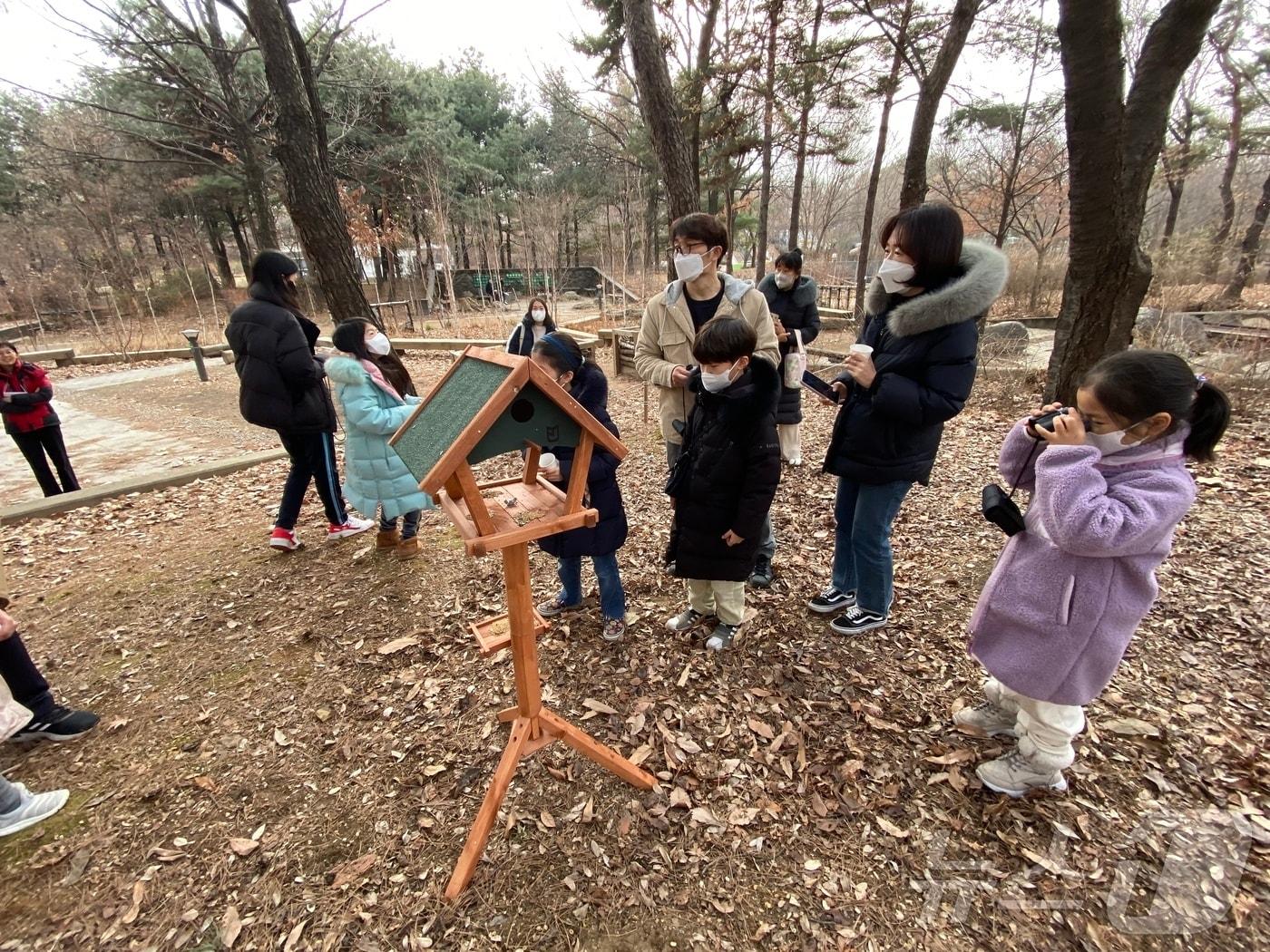 서울숲 어린이 탐조 교실. &#40;서울시 제공&#41;ⓒ 뉴스1