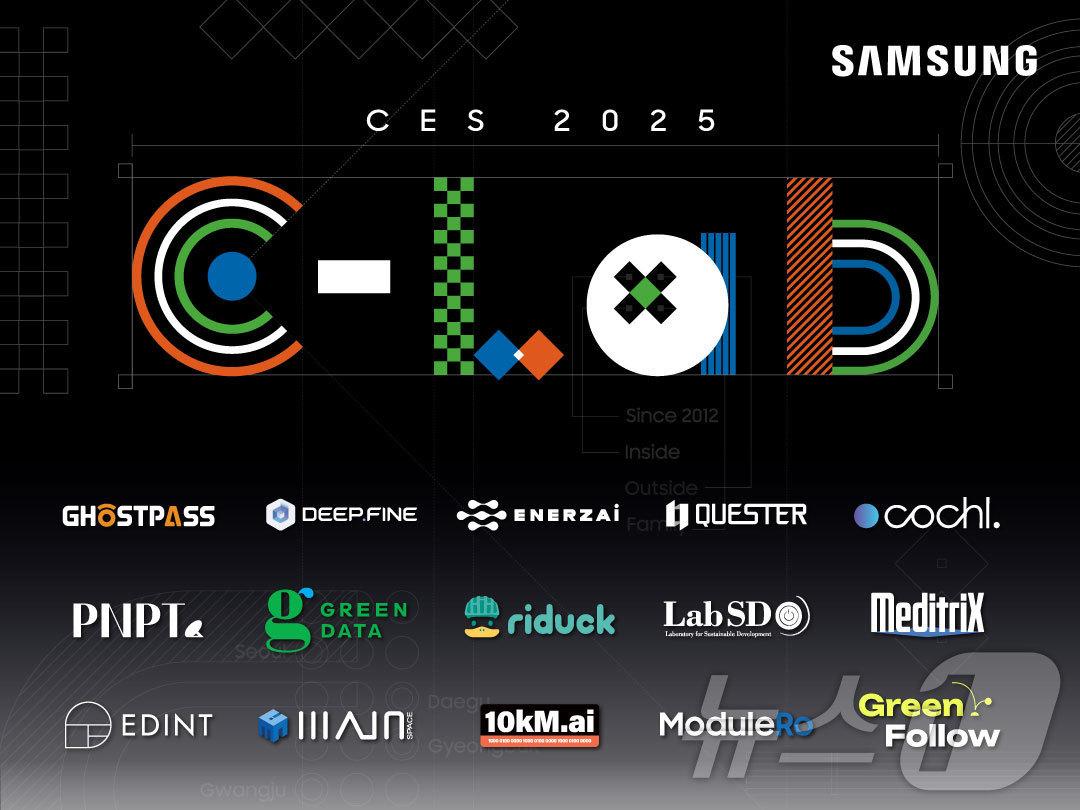 &#39;CES 2025&#39; C랩 전시관 포스터&#40;삼성전자 제공&#41;. ⓒ 뉴스1