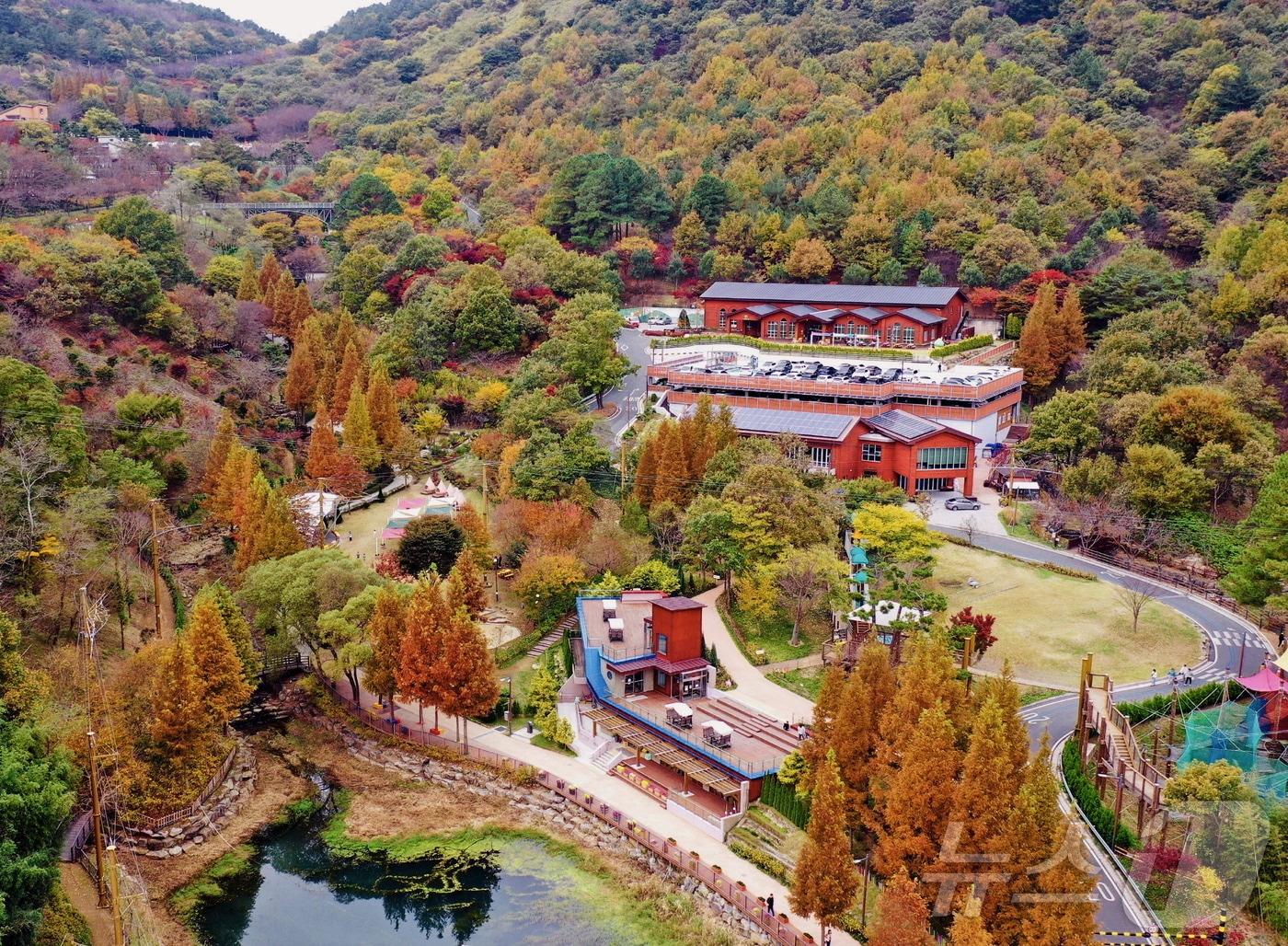 진주시 월아산 우드랜드 전경&#40;진주시 제공&#41;.