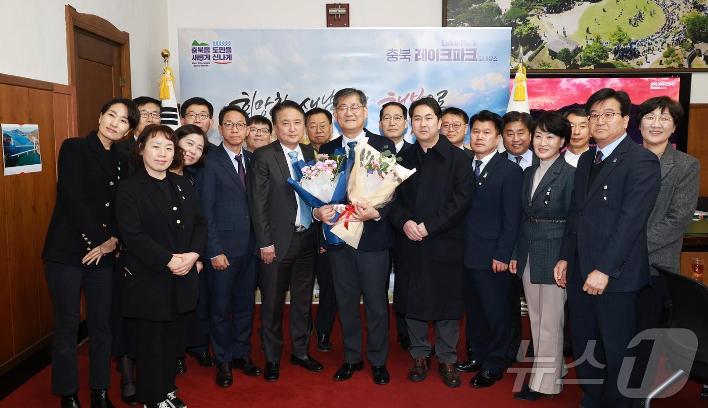 정선용 충북도 행정부지사 퇴임식&#40;충북도 제공&#41;