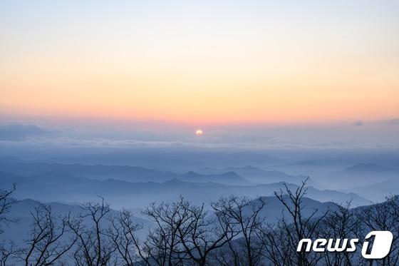 강원 정선군 가리왕산 케이블카 일출 자료 사진. &#40;뉴스1 DB&#41;