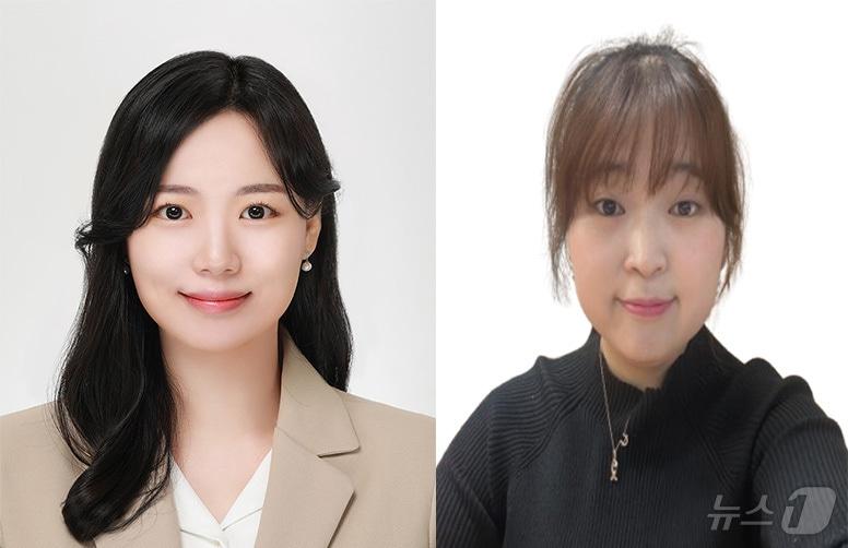 왼쪽부터 정지연, 정혜리 교사&#40;특허청 제공&#41;/뉴스1