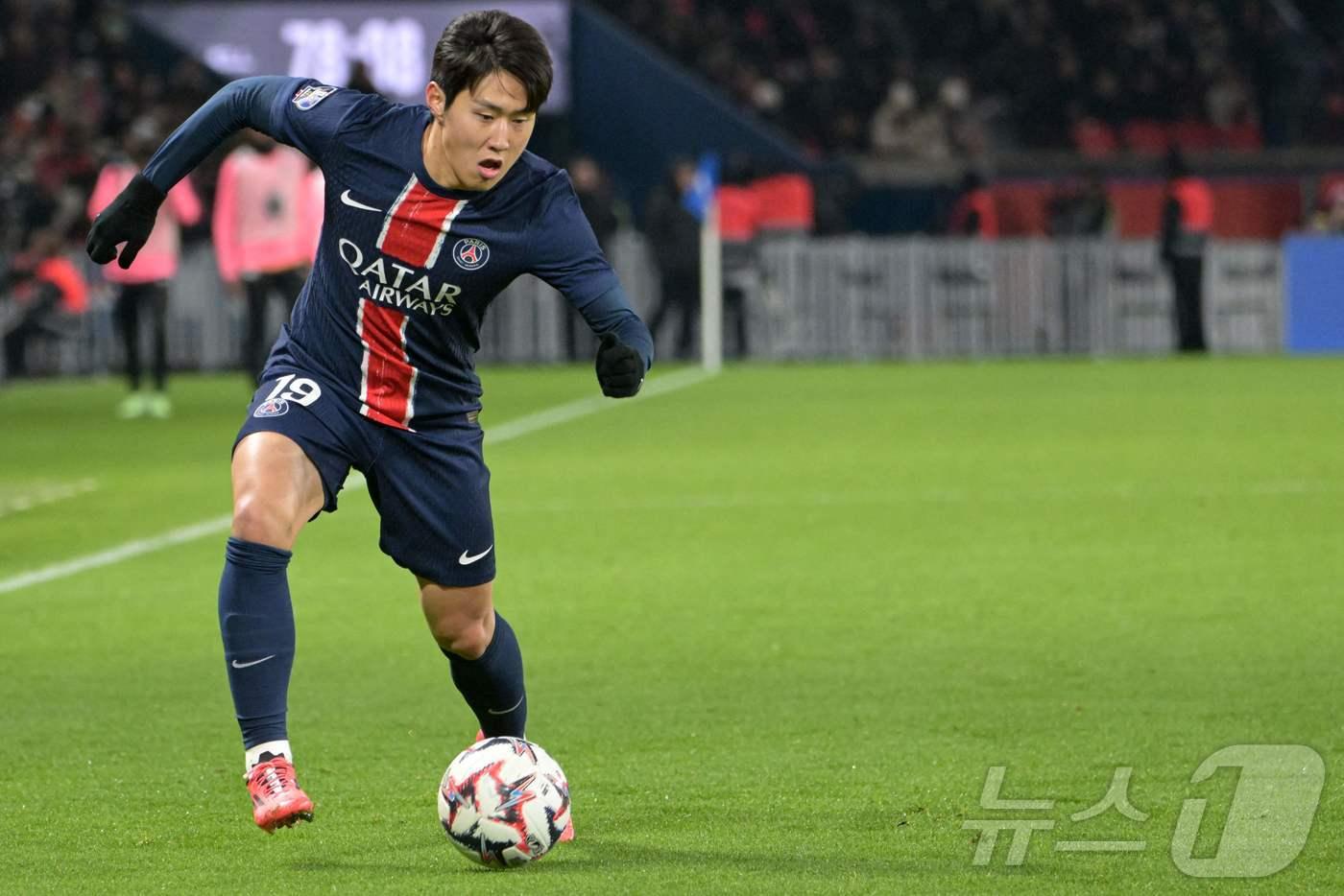 PSG 이강인은 2024-25시즌 공식 대회에서 6골 1도움을 기록 중이다. ⓒ AFP=뉴스1