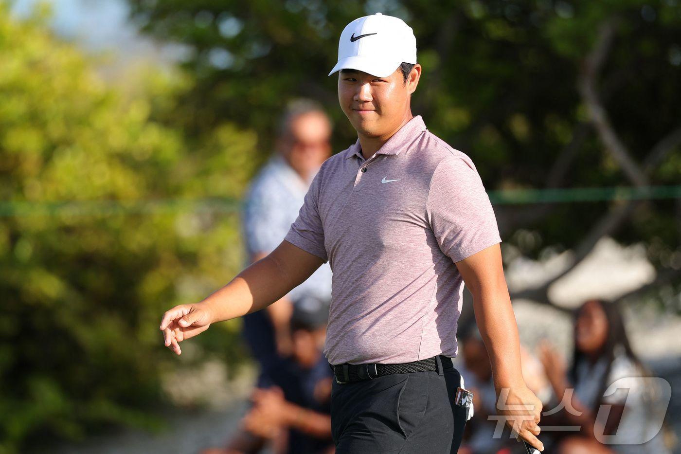 미국프로골프&#40;PGA&#41; 투어의 김주형. ⓒ AFP=뉴스1