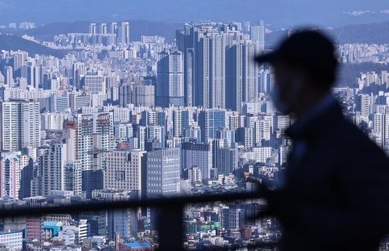 서울 남산에서 바라본 아파트 단지. 2024.12.8/뉴스1 ⓒ News1 구윤성 기자