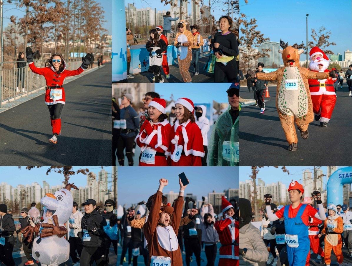 대한육상연맹이 개최한 겨울왕국 레이스의 모습. &#40;대한육상연맹 제공&#41;