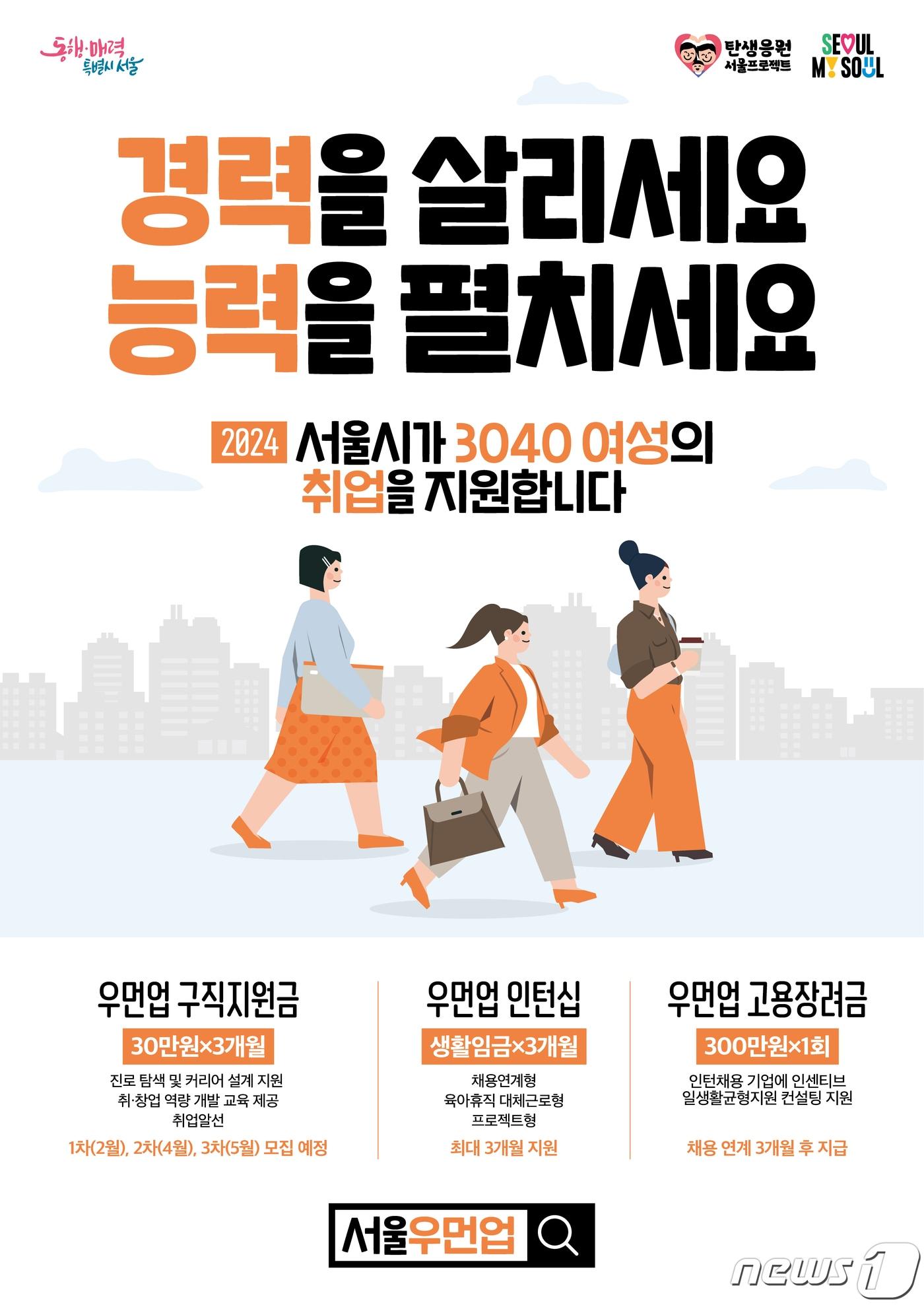 서울우먼업프로젝트 포스터.