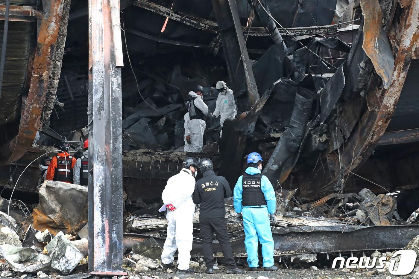 경북 문경시 신기동 육가공 공장 화재 현장&#40;사진은 기사 내용과 무관함&#41; / 뉴스1 ⓒ News1 공정식 기자